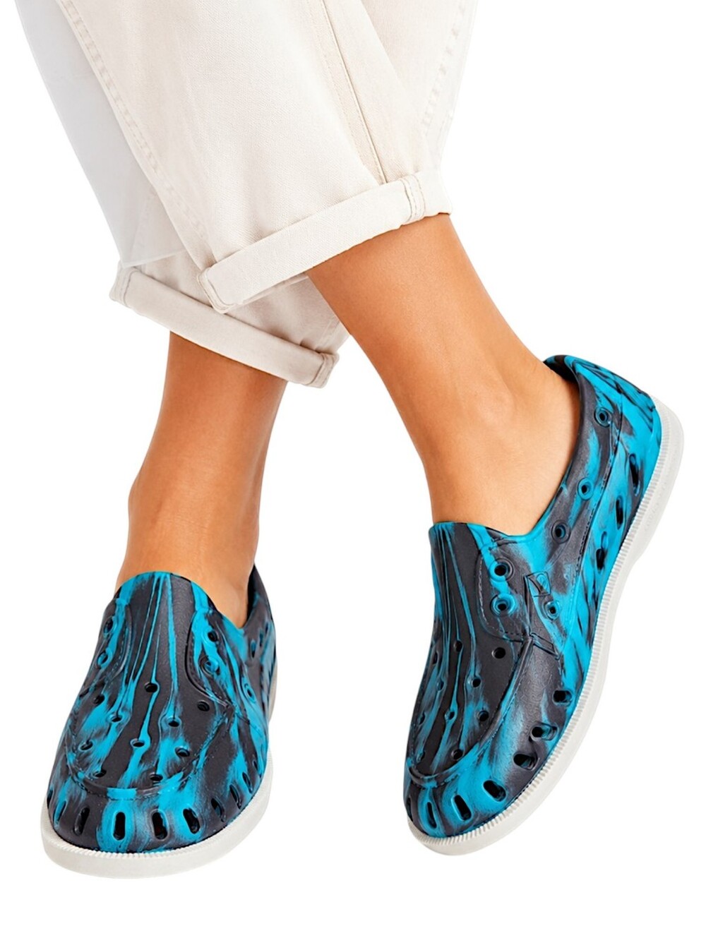 Sperry Float Boat Shoes Blue Navy Water Shoes Womens 7 NWOT